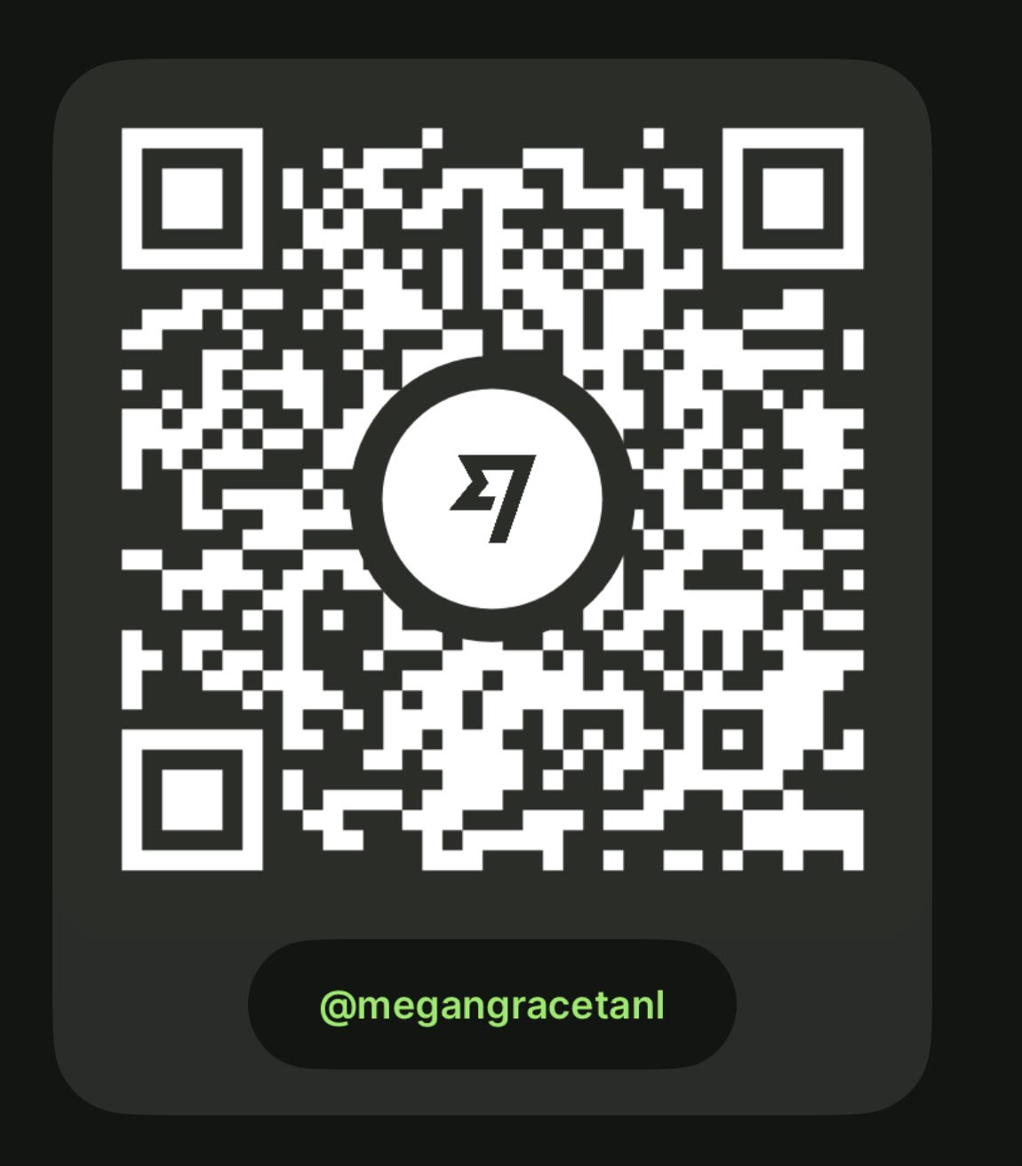 Wise QR code for @megangracetanl